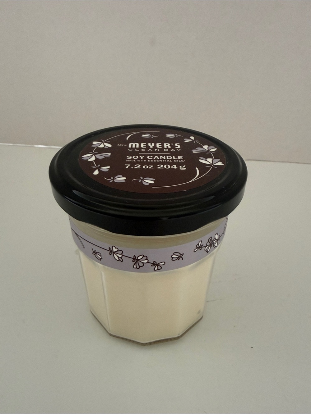 Mrs. Meyer's Clean Day Lavender Soy Candle - Cream